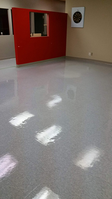 Plancher de tuile
