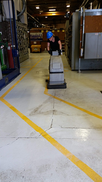 Plancher de béton